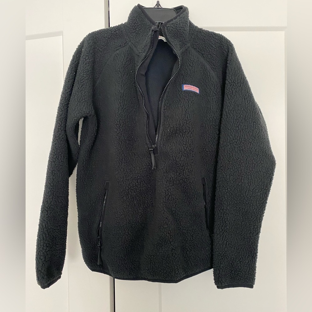Vineyard Vines 1/2 zip Sherpa